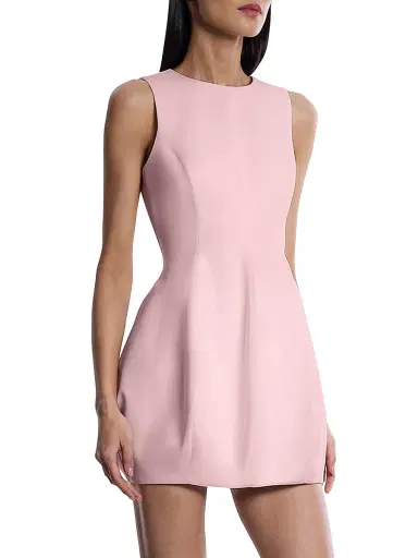 BCBGMAXAZRIA Women's Structured Bubble Minidress - Pink Blush | Thumbnail 5 BCBGMAXAZRIA Women's Structured Bubble Minidress - Pink Blush | Thumbnail 5