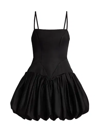 BCBGMAXAZRIA Women's Sleeveless Bubble Minidress - Black | Thumbnail 1 BCBGMAXAZRIA Women's Sleeveless Bubble Minidress - Black | Thumbnail 1