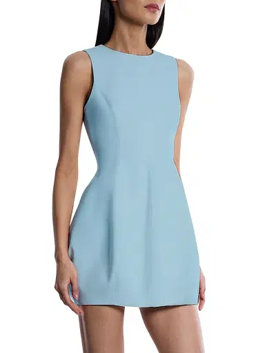 BCBGMAXAZRIA Women's Structured Bubble Minidress - Powder Blue - Size 14 | Thumbnail 5 BCBGMAXAZRIA Women's Structured Bubble Minidress - Powder Blue - Size 14 | Thumbnail 5