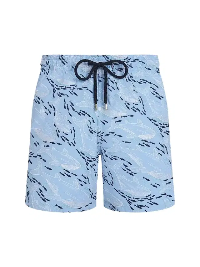 Men's Mistral Nylon Swim Trunks - Blue Flora Men's Mistral Nylon Swim Trunks - Blue Flora