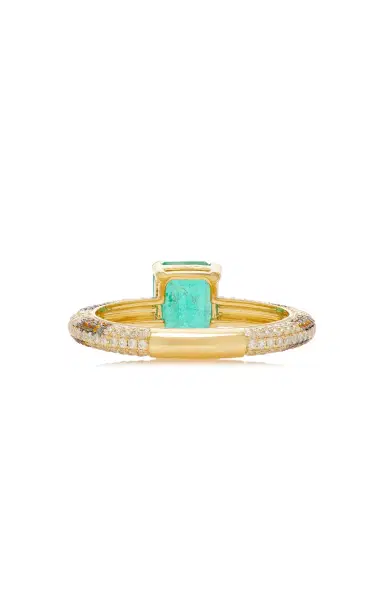 Yvonne Léon 18K Gold And Emerald Leopard Ring | Thumbnail 5 Yvonne Léon 18K Gold And Emerald Leopard Ring | Thumbnail 5