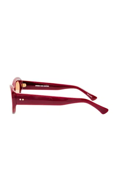 Dries Van Noten Oval-Framed Acetate Sunglasses | Thumbnail 3 Dries Van Noten Oval-Framed Acetate Sunglasses | Thumbnail 3