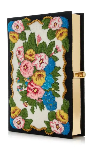 Olympia Le-Tan Exclusive Flowers Book Clutch | Thumbnail 3 Olympia Le-Tan Exclusive Flowers Book Clutch | Thumbnail 3