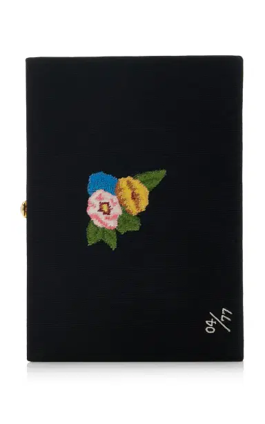 Olympia Le-Tan Exclusive Flowers Book Clutch | Thumbnail 4 Olympia Le-Tan Exclusive Flowers Book Clutch | Thumbnail 4