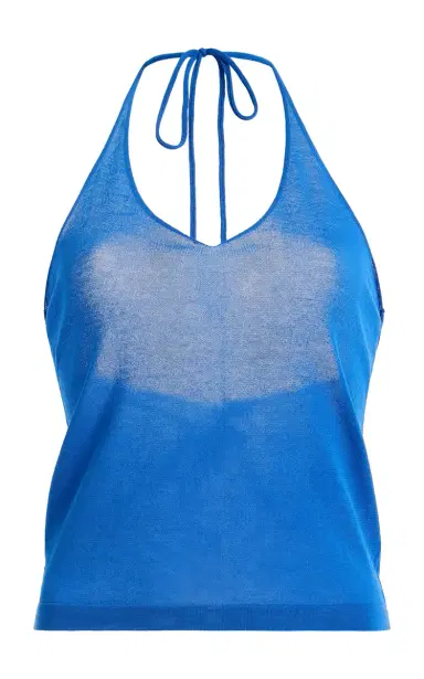 Ziah Cotton-Blend Sheer Knit Cami Top | Thumbnail 1 Ziah Cotton-Blend Sheer Knit Cami Top | Thumbnail 1