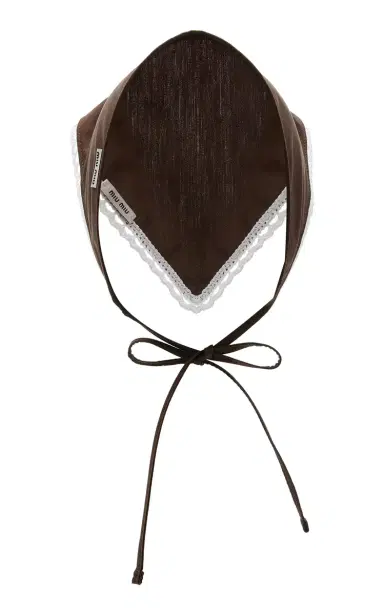 Miu Miu Tie-Around Poplin Bandana | Thumbnail 12 Miu Miu Tie-Around Poplin Bandana | Thumbnail 12