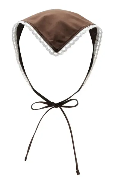 Miu Miu Tie-Around Poplin Bandana | Thumbnail 3 Miu Miu Tie-Around Poplin Bandana | Thumbnail 3