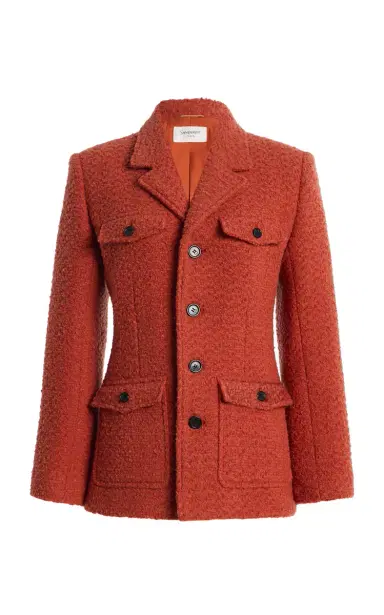 Saint Laurent Pocketed Tweed Jacket | Thumbnail 4 Saint Laurent Pocketed Tweed Jacket | Thumbnail 4