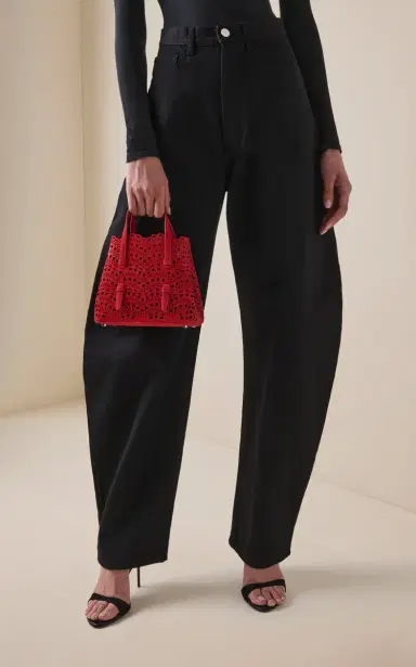 Alaïa Mina 20 Nubuck Leather Bag | Thumbnail 3 Alaïa Mina 20 Nubuck Leather Bag | Thumbnail 3
