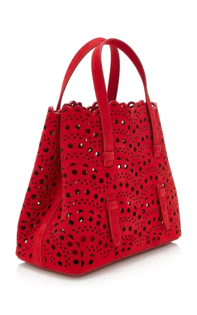 Alaïa Mina 20 Nubuck Leather Bag | Thumbnail 5 Alaïa Mina 20 Nubuck Leather Bag | Thumbnail 5