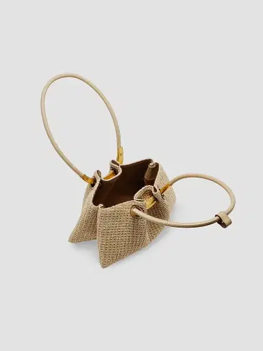 Cult Gaia Women's Asa Pierced Raffia Shoulder Bag - Natural | Thumbnail 4 Cult Gaia Women's Asa Pierced Raffia Shoulder Bag - Natural | Thumbnail 4