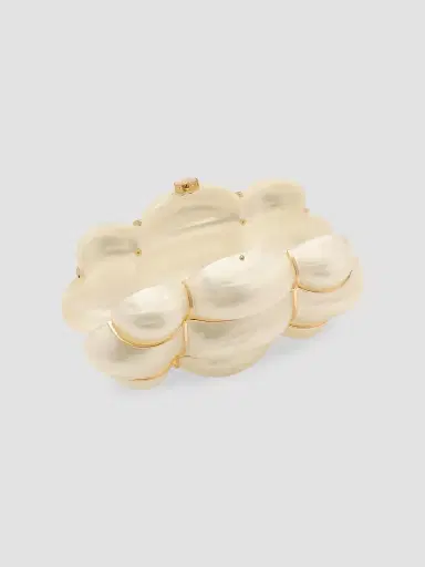 Cult Gaia Women's Bolla Acrylic Clutch - Ivory | Thumbnail 3 Cult Gaia Women's Bolla Acrylic Clutch - Ivory | Thumbnail 3