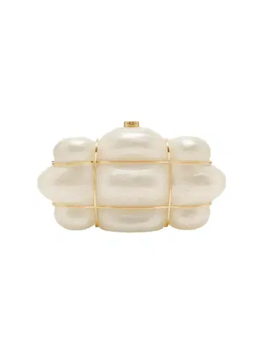 Cult Gaia Women's Bolla Acrylic Clutch - Ivory | Thumbnail 1 Cult Gaia Women's Bolla Acrylic Clutch - Ivory | Thumbnail 1