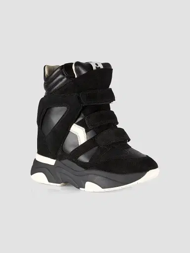 Isabel Marant Women's Balskee 50MM High-Top Wedge Sneakers - Black - Size 11 | Thumbnail 2 Isabel Marant Women's Balskee 50MM High-Top Wedge Sneakers - Black - Size 11 | Thumbnail 2