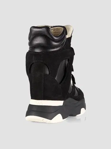 Isabel Marant Women's Balskee 50MM High-Top Wedge Sneakers - Black - Size 11 | Thumbnail 3 Isabel Marant Women's Balskee 50MM High-Top Wedge Sneakers - Black - Size 11 | Thumbnail 3