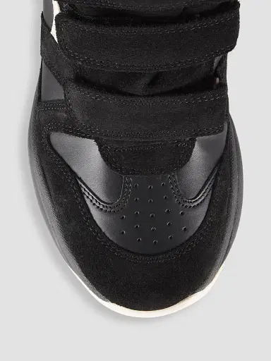 Isabel Marant Women's Balskee 50MM High-Top Wedge Sneakers - Black - Size 11 | Thumbnail 4 Isabel Marant Women's Balskee 50MM High-Top Wedge Sneakers - Black - Size 11 | Thumbnail 4