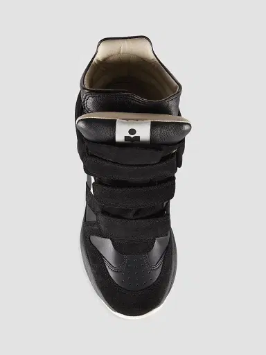 Isabel Marant Women's Balskee 50MM High-Top Wedge Sneakers - Black - Size 11 | Thumbnail 5 Isabel Marant Women's Balskee 50MM High-Top Wedge Sneakers - Black - Size 11 | Thumbnail 5