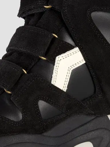 Isabel Marant Women's Balskee 50MM High-Top Wedge Sneakers - Black - Size 11 | Thumbnail 6 Isabel Marant Women's Balskee 50MM High-Top Wedge Sneakers - Black - Size 11 | Thumbnail 6