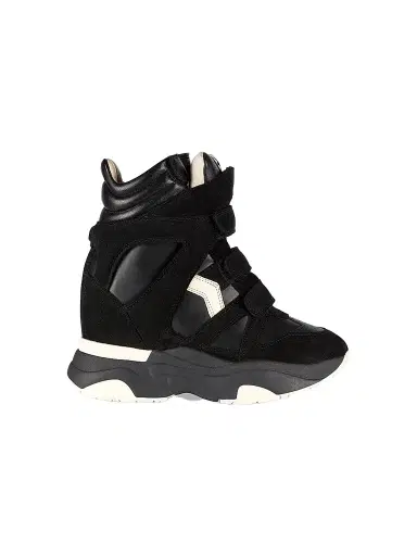 Isabel Marant Women's Balskee 50MM High-Top Wedge Sneakers - Black - Size 11 | Thumbnail 1 Isabel Marant Women's Balskee 50MM High-Top Wedge Sneakers - Black - Size 11 | Thumbnail 1