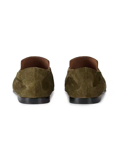 Givenchy Men's Label Loafers in Suede - Khaki - Size 13 | Thumbnail 4 Givenchy Men's Label Loafers in Suede - Khaki - Size 13 | Thumbnail 4