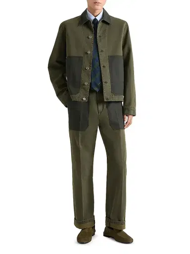 Givenchy Men's Label Loafers in Suede - Khaki - Size 13 | Thumbnail 6 Givenchy Men's Label Loafers in Suede - Khaki - Size 13 | Thumbnail 6