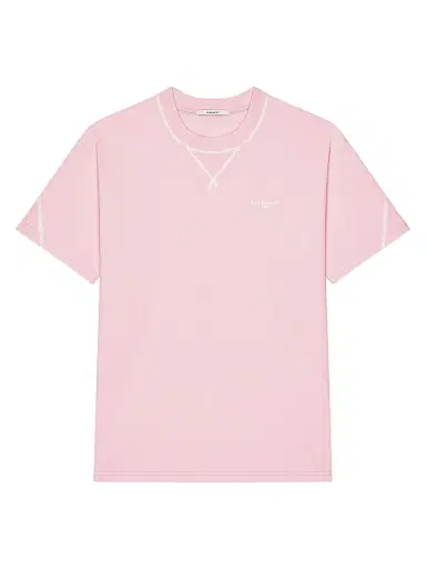 Givenchy Men's Couture Seam T-Shirt in Cotton with Embroidery - Light Pink - Size XXL | Thumbnail 1 Givenchy Men's Couture Seam T-Shirt in Cotton with Embroidery - Light Pink - Size XXL | Thumbnail 1