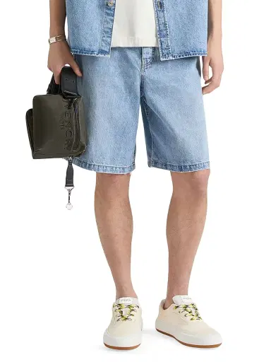 Givenchy Men's Couture Seam Bermuda Shorts in Denim - Light Blue | Thumbnail 3 Givenchy Men's Couture Seam Bermuda Shorts in Denim - Light Blue | Thumbnail 3