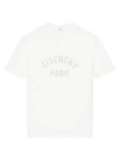 Givenchy Men's T-Shirt in Knit with Pearl Embroidery | Thumbnail 1 Givenchy Men's T-Shirt in Knit with Pearl Embroidery | Thumbnail 1