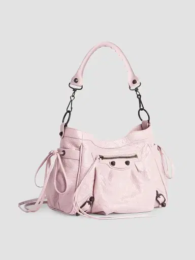 Balenciaga Women's Le City Bucket Bag - Petal Pink | Thumbnail 4 Balenciaga Women's Le City Bucket Bag - Petal Pink | Thumbnail 4