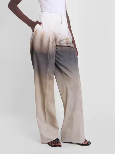 Issey Miyake Women's Plumage Pleated Pants - Chukar - Size Medium | Thumbnail 4 Issey Miyake Women's Plumage Pleated Pants - Chukar - Size Medium | Thumbnail 4