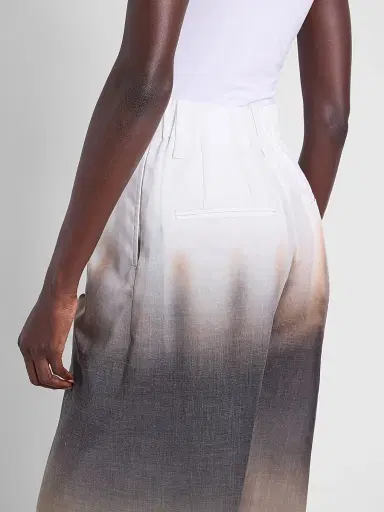 Issey Miyake Women's Plumage Pleated Pants - Chukar - Size Medium | Thumbnail 5 Issey Miyake Women's Plumage Pleated Pants - Chukar - Size Medium | Thumbnail 5