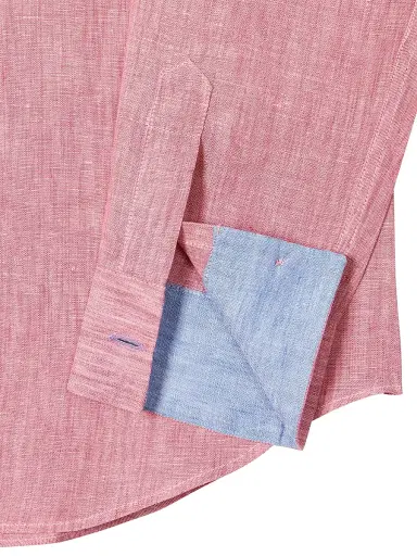 Paul Smith Men's Regular-Fit Linen Shirt - Powder Pink - Size XL | Thumbnail 2 Paul Smith Men's Regular-Fit Linen Shirt - Powder Pink - Size XL | Thumbnail 2