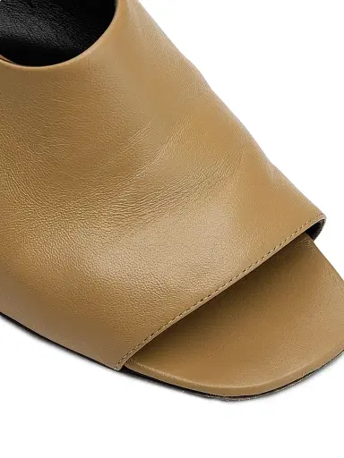 TOTEME Women's 85MM Leather Slingback Sandals - Desert - Size 11 | Thumbnail 5 TOTEME Women's 85MM Leather Slingback Sandals - Desert - Size 11 | Thumbnail 5