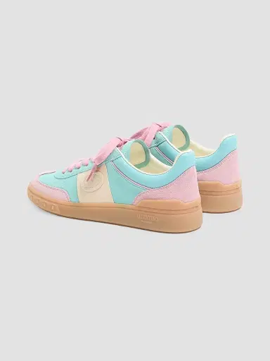Valentino Garavani Women's Upvillage Crosta Sneakers - Azure | Thumbnail 3 Valentino Garavani Women's Upvillage Crosta Sneakers - Azure | Thumbnail 3
