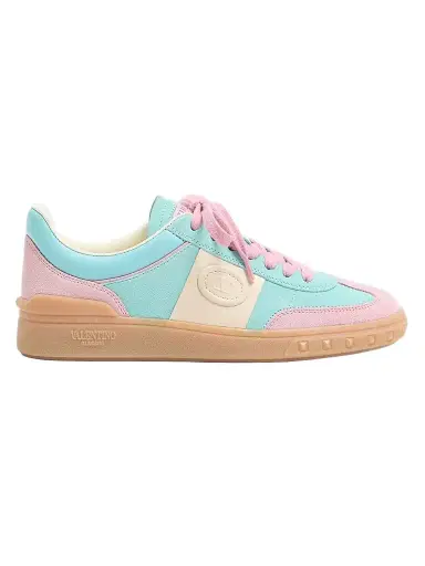 Valentino Garavani Women's Upvillage Crosta Sneakers - Azure | Thumbnail 1 Valentino Garavani Women's Upvillage Crosta Sneakers - Azure | Thumbnail 1