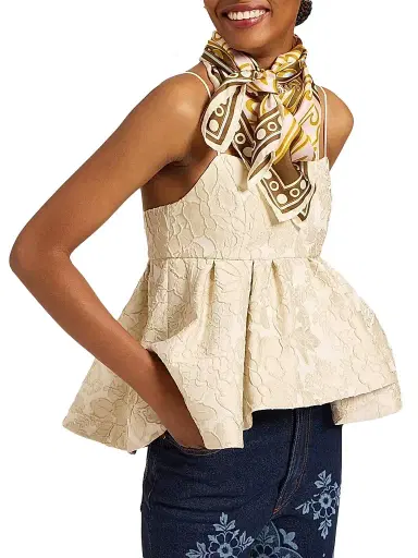 La DoubleJ Women's Foulard Scarf | Thumbnail 1 La DoubleJ Women's Foulard Scarf | Thumbnail 1