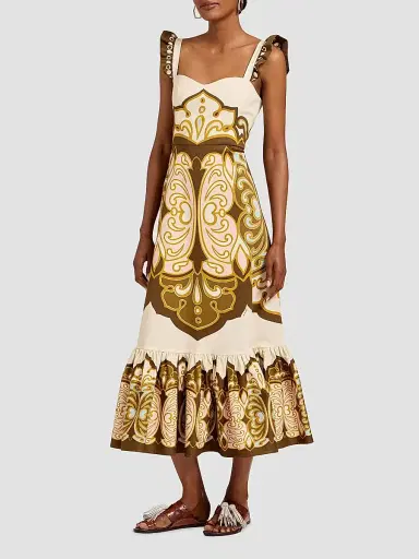 La DoubleJ Women's Gingerbread Dress - Cocoon Placee Brown | Thumbnail 3 La DoubleJ Women's Gingerbread Dress - Cocoon Placee Brown | Thumbnail 3