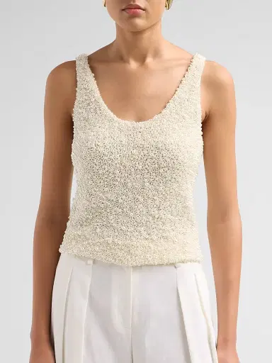 GIUSEPPE DI MORABITO Women's Act II: The Fall Of Icarus Imitation-Pearl Tank | Thumbnail 5 GIUSEPPE DI MORABITO Women's Act II: The Fall Of Icarus Imitation-Pearl Tank | Thumbnail 5