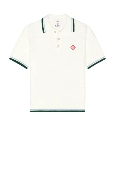 Casablanca Boucle Short Sleeve Polo | Thumbnail 4 Casablanca Boucle Short Sleeve Polo | Thumbnail 4