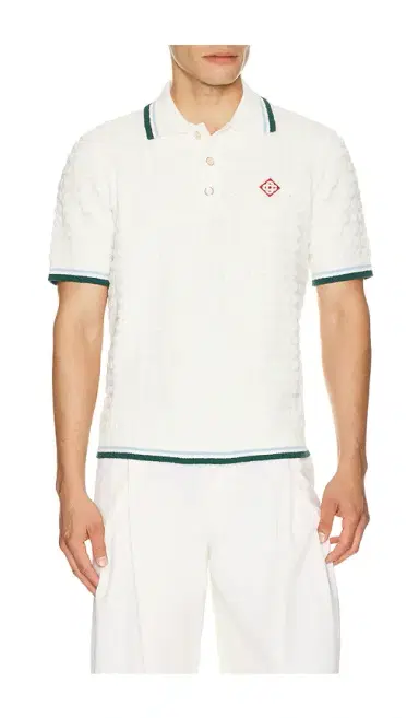 Casablanca Boucle Short Sleeve Polo | Thumbnail 6 Casablanca Boucle Short Sleeve Polo | Thumbnail 6