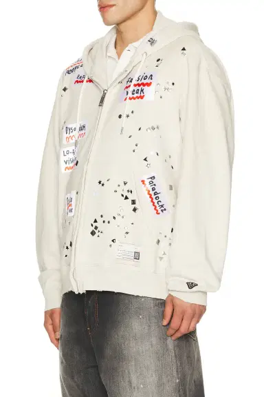 Maison MIHARA YASUHIRO Embellished Sticker Parka | Thumbnail 2 Maison MIHARA YASUHIRO Embellished Sticker Parka | Thumbnail 2