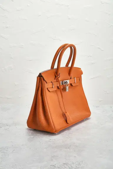 HERMÈS Taurillon Clemence Birkin 30 Handbag | Thumbnail 4 HERMÈS Taurillon Clemence Birkin 30 Handbag | Thumbnail 4