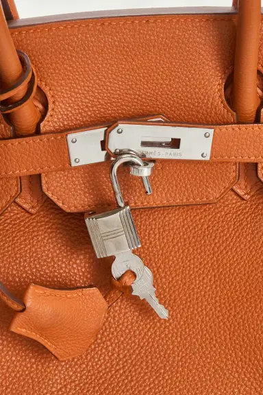 HERMÈS Taurillon Clemence Birkin 30 Handbag | Thumbnail 6 HERMÈS Taurillon Clemence Birkin 30 Handbag | Thumbnail 6