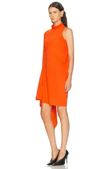 Balenciaga Draped Midi Dress | Thumbnail 3 Balenciaga Draped Midi Dress | Thumbnail 3