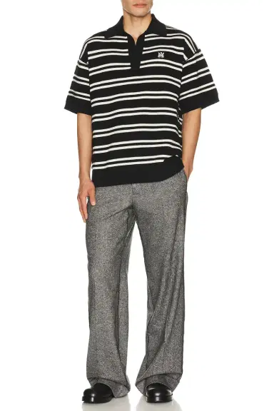 AMIRI MA Stripe Knit Polo | Thumbnail 3 AMIRI MA Stripe Knit Polo | Thumbnail 3