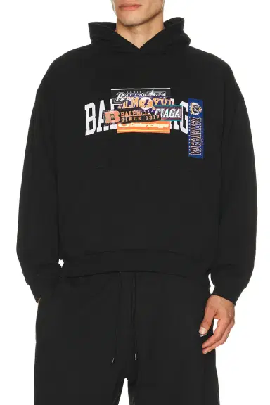 Balenciaga Medium Fit Hoodie | Thumbnail 1 Balenciaga Medium Fit Hoodie | Thumbnail 1