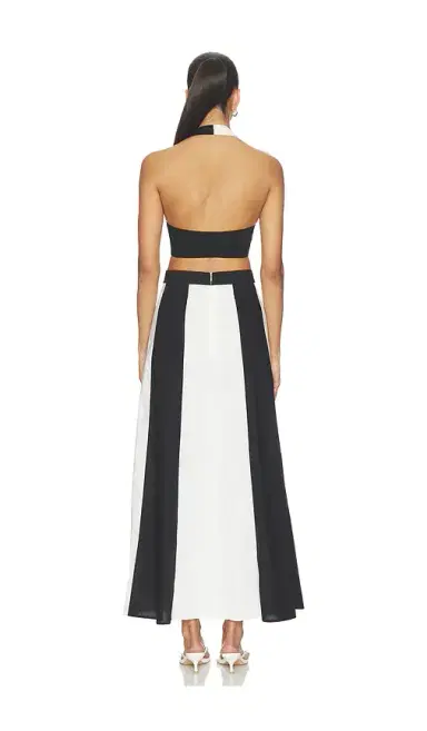 ADRIANA DEGREAS Solid Giardino Top & Skirt Set | Thumbnail 3 ADRIANA DEGREAS Solid Giardino Top & Skirt Set | Thumbnail 3