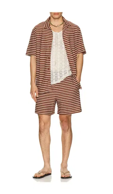 Bound Stripe Jacquard Shirt | Thumbnail 3 Bound Stripe Jacquard Shirt | Thumbnail 3