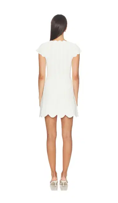Simkhai Evalynn Short Sleeve Mini Dress | Thumbnail 3 Simkhai Evalynn Short Sleeve Mini Dress | Thumbnail 3