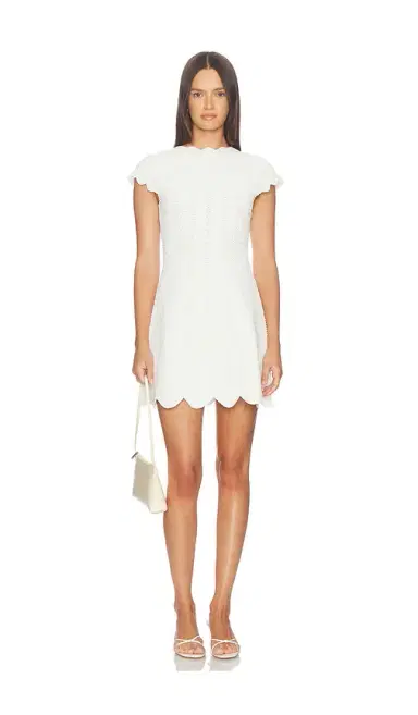 Simkhai Evalynn Short Sleeve Mini Dress | Thumbnail 1 Simkhai Evalynn Short Sleeve Mini Dress | Thumbnail 1